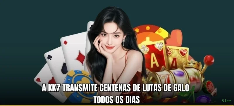 Imagem promocional do cassino online da 61ee mostrando jogos ao vivo